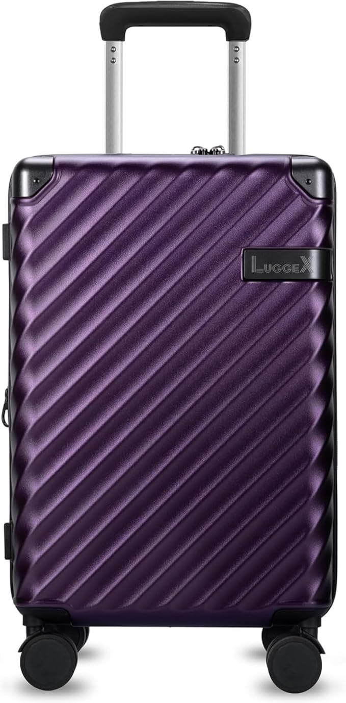 LUGGEX Luggage with Spinner Wheels, Polycarbonate Expandable Hard Shell Suitcase by LuggeXLUGGAGE