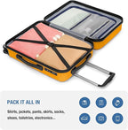 KYME Carry On Luggage 22x14x9 Airline Approved - Image 8