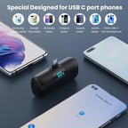 Mini Portable Charger 5000mAh Power Bank, 3A PD USB C Cell Phone Portable Power - Image 2