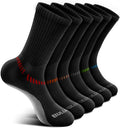 BULLIANT Compression Socks for Men 6Pairs, Athletic Crew Socks Cushioned For by BULLIANT