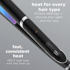 INFINITIPRO BY CONAIR Rainbow Titanium Flat Iron, 1-inch