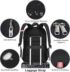 Laptop Backpack for Men, Large Anti-Theft Business Travel Backpack - Image 5