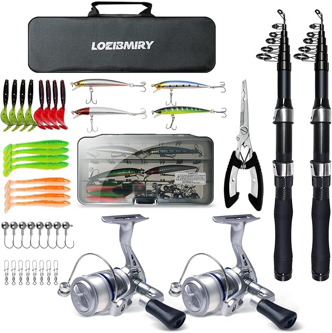 Fishing Rod Reel Combo by LOEIBMIRY