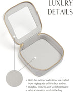 Popvibe Clear Makeup Bag Travel Cosmetic Case Transparent Toiletry Bag - Image 7