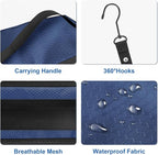 Suitcase Organizer, Travel Luggage Organizer Portable Hanging Travel Shelves - Image 3