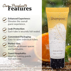 Travel Size Shampoo Bulk 100 PCS Per Case 1 Oz Each Individually Wrapped Hotel - Image 2