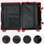 All Aluminum Carry On Luggage，Cut from Whole Aluminum Sheet，22x14x9 Airline - Image 5