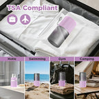 4 in 1 Travel Toiletry Containers, TSA Approved Refillable Travel Size - Image 6