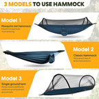 Chihee Ultra-Light Travel Camping Hammock Pop-up Net Hammock 660lbs Load - Image 4