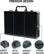 15 slots Watch organizer Case, Aluminum watch storage box, hard watch travel box - Image 4