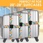 Adjustable Travel Luggage Strap Suitcase Belt Travel Bag Accessories 1.96 in W - Image 3