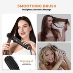 5 in ONE Blow Dryer Brush, Curling Wand Hair Styling Tools Set, Ionic Hot Air Hair Dryer, Massage Oval Hair Dryer, Left&Right Hair Curlers 100-120V