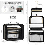 CUBETASTIC Clear Toiletry Bag, Transparent Travel Makeup Bag Small Hanging - Image 6