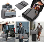 Convertible Garment Bag for Travel – 2 in 1 Carry On Duffel Suit Bag - Image 3