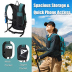 Hydration Backpack Pack with 2L Water Bladder 18L Hiking Backpack Women Men - Image 4