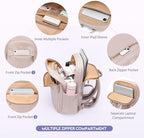 Hiking Travel Backpack for Women Casual Business Weekender Multilayer Laptop Bag - Image 2