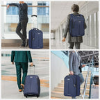Rolling Backpack for Adults, 17 Inch Waterproof Carry-on Backpack - Image 8