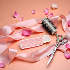 4PCS Pink Hair Rollers with Clip Volumizing Hair Root Clips Bangs Curler DIY Styling Accessories Tool Portable Volume Clip Self Grip Volume Hair Root, Care Styling Tools and Appliances