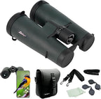 10x50ED Compact Binoculars for Adults – High-Powered BAK4 Prisms, Diamond White by BuyNow
