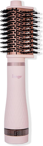 L'ANGE HAIR Multi-Volume Series Blow Dryer Brush | Interchangeable Hair Dryer Brush with Ionic Titanium Barrel for Smooth, Voluminous Styling | Blush - Teardrop 65mm