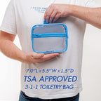 TSA Approved Toiletry Bag 3-1-1 Clear Travel Cosmetic Bag - Image 4