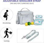 NOL Natural Organic Lifestyle Insulated Lunch Bags - Image 9