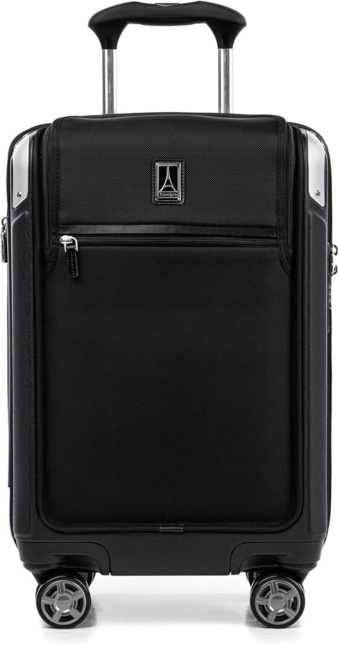 Travelpro Platinum Elite Hardside Expandable Carry on Luggage, 8 Wheel Spinner by Travelpro