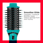 REVLON One Step Volumizer PLUS Hair Dryer and Styler | More Volume, Less Damage, and More Styling Control for Easy and Fast Salon-Style Blowouts, Plus Travel Friendly (Teal)