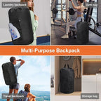 Femuar Laundry Bag Backpack Durable Laundry Bag - Image 7