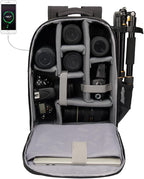 CADeN Camera Backpack Bag with Laptop Compartment 15.6" by CADeN