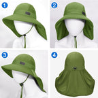 Sukeen Cooling Sun Hat for Men Women UPF50+ Wide Brim Fishing Hat - Image 7