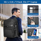 MATEIN Work Backpack with Lunch Compartment, Waterproof PU-coated Meal Prep - Image 5