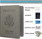 Rose Gold & Gray Passport Holder - Image 4