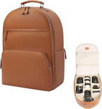 Camera Backpack Classic PU Leather by Divvia