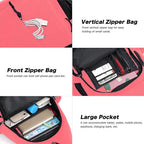 MOSISO Sling Backpack, Canvas Crossbody Hiking Daypack Bag - Image 3