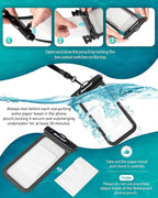 Hiearcool Universal Waterproof Case, Waterproof Phone Pouch Compatible - Image 5