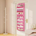 FENTEC 1 Pack 8 Shelves Over The Door Shoe Organizer, Shoe Rack - Image 8
