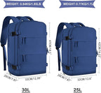 coowoz Large Travel Backpack For Women Men, Carry On Backpack Flight Approved - Image 3