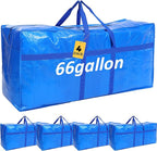 4 Pcs 66 Gallon Large Moving Bags by Clysee