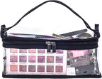 Small Rectangular Clear PVC Makeup Bag Make Up Artist Tool Organizer Pouch Bag - Image 3