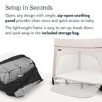 UPPAbaby Remi Playard | Deluxe 3-in-1 Portable Playard, Bedside Bassinet + - Image 4