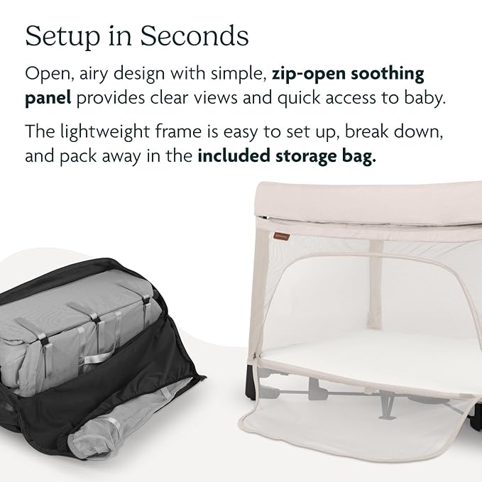 UPPAbaby Remi Playard | Deluxe 3-in-1 Portable Playard, Bedside Bassinet + - Image 4