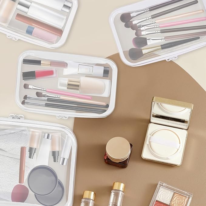 4PCS Clear Hard Zipper Case - Image 3