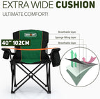 Overmont Oversized Folding Camping Chair - Image 4