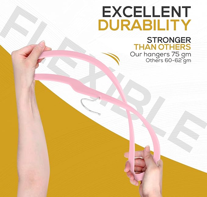 Premium Velvet Hangers 50 Pack Ultra Thin Non Slip Adult Felt Space Saving Suit - Image 8