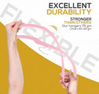 Premium Velvet Hangers 50 Pack Ultra Thin Non Slip Adult Felt Space Saving Suit - Image 8