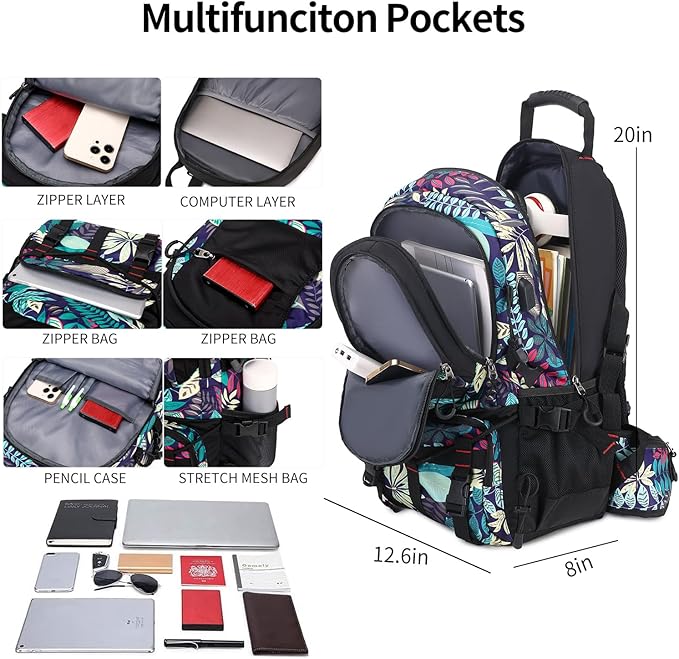 Nerlion 40L Hiking Backpack Travel Backpack - Image 3