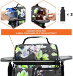 opux Lunch Bag Women Insulated, Adult Lunch Box Cooler, Flower Lunch Box - Image 7