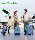 Luggage Straps for Suitcases Travel Belt Luggage Band Heavy Duty Traveling - Image 5