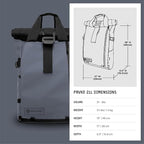 WANDRD PRVKE 21L, V3 Backpack: Weather-Resistant Travel & Camera Backpack - Image 9